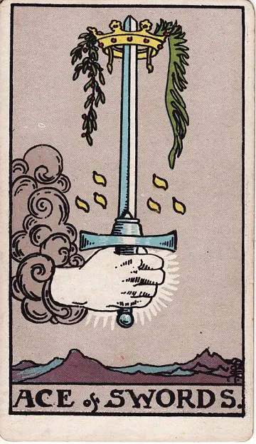 ไพ่ Ace of Swords (เอซดาบ)
