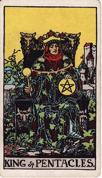 ไพ่ King of Pentacles (ราชาเหรียญ)