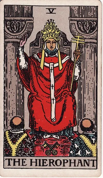 ไพ่ The Hierophant (พระสังฆราช)